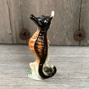 Vintage Miniature Ceramic Seahorse